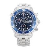 Pre-Owned Omega Seamaster Chrono Diver Blue Steel Mens Watch 2599.80.00