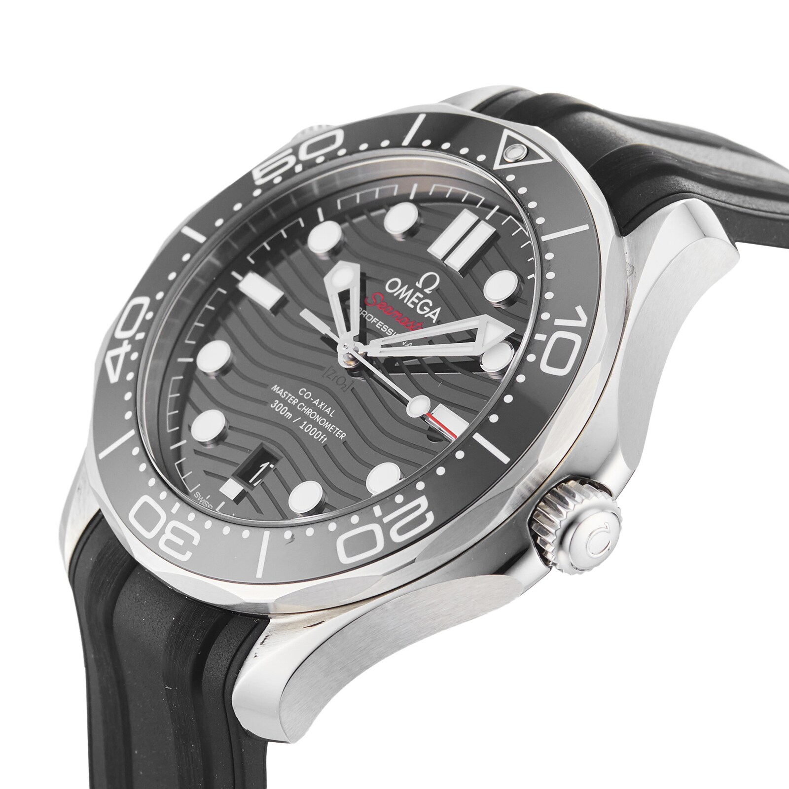 Pre-Owned Omega Seamaster Diver Black Steel Mens 210.32.42.20.01.001