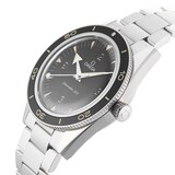 Pre-Owned Omega Pre-Owned Omega Seamaster Black Steel Mens Watch 234.30.41.21.01.001