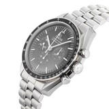 Pre-Owned Omega Speedmaster Moonwatch Professional Black Steel Mens Watch 310.30.42.60.01.001