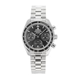 Pre-Owned Omega Speedmaster Black Steel Mens Watch 324.30.38.50.01.001