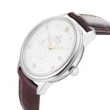 Pre-Owned Omega De Ville Silver Steel Mens Watch 424.13.40.21.02.002