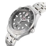 Pre-Owned Omega Seamaster Diver Black Steel Mens Watch 210.30.42.20.01.001