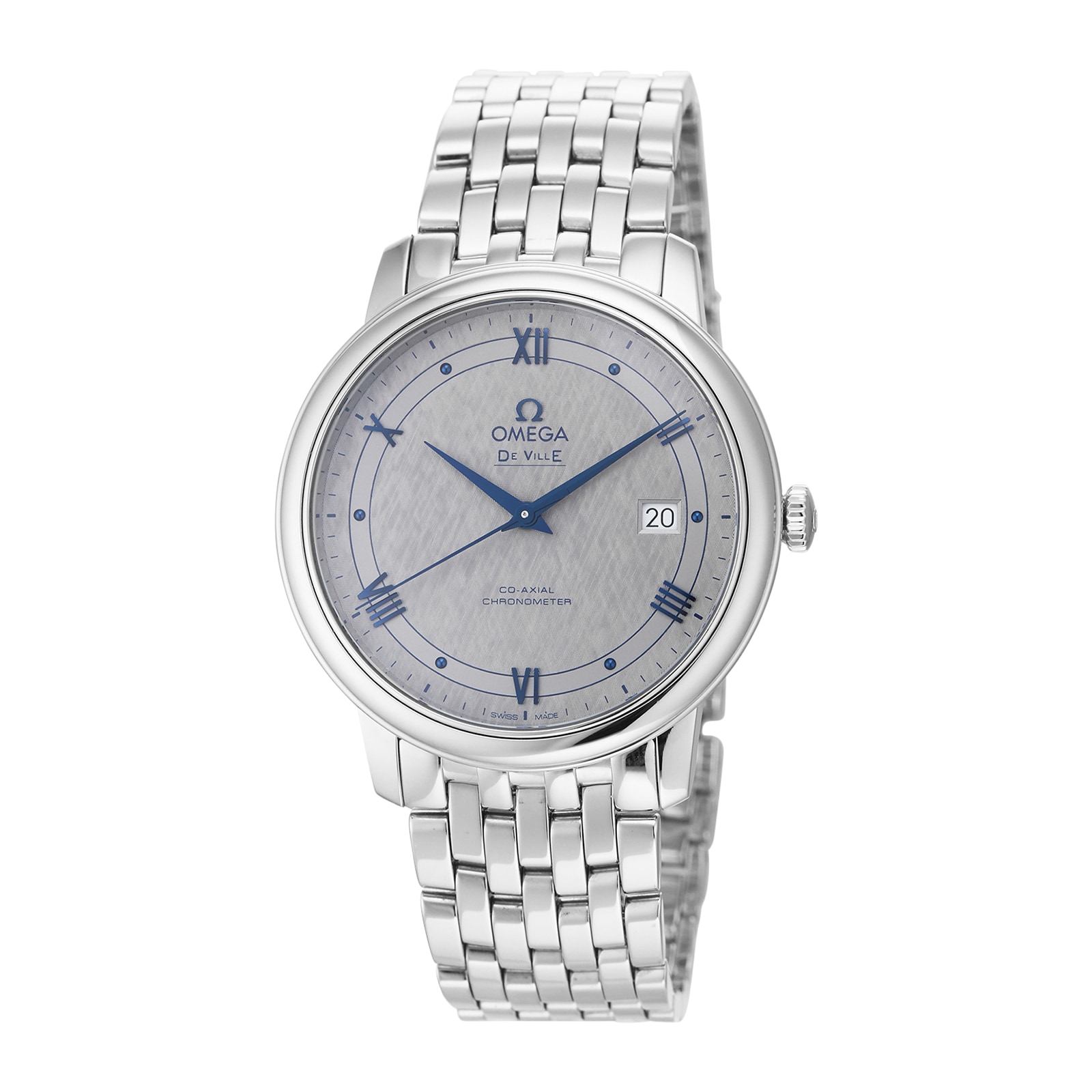 De Ville Grey Steel Mens Watch 424.10.40.20.06.002