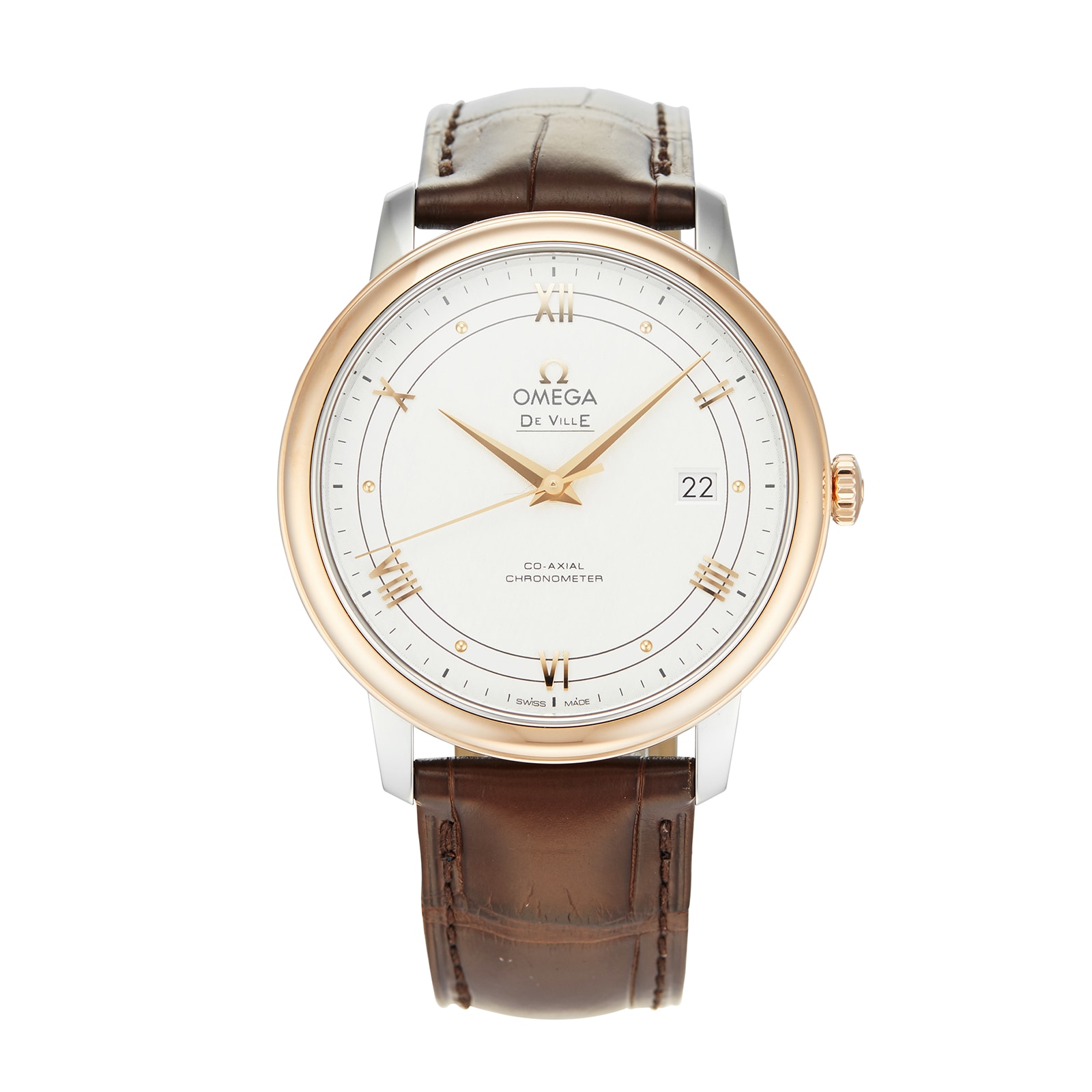 Pre-Owned Omega De Ville Prestige Mens Watch 424.23.40.20.02.002
