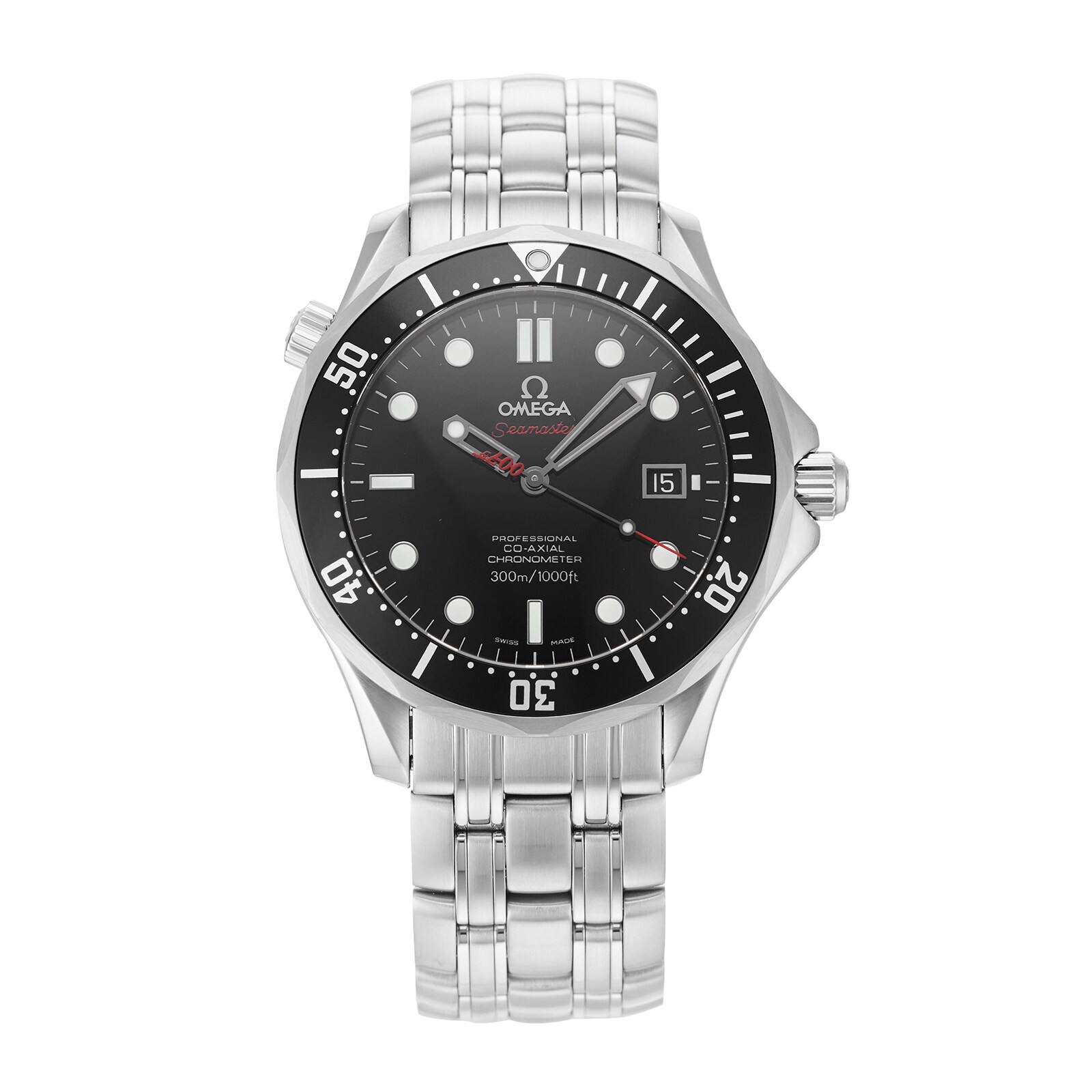 Pre Owned Omega Seamaster 300M James Bond 007 Limited Edition Mens Watch 212.30.41.20.01.001