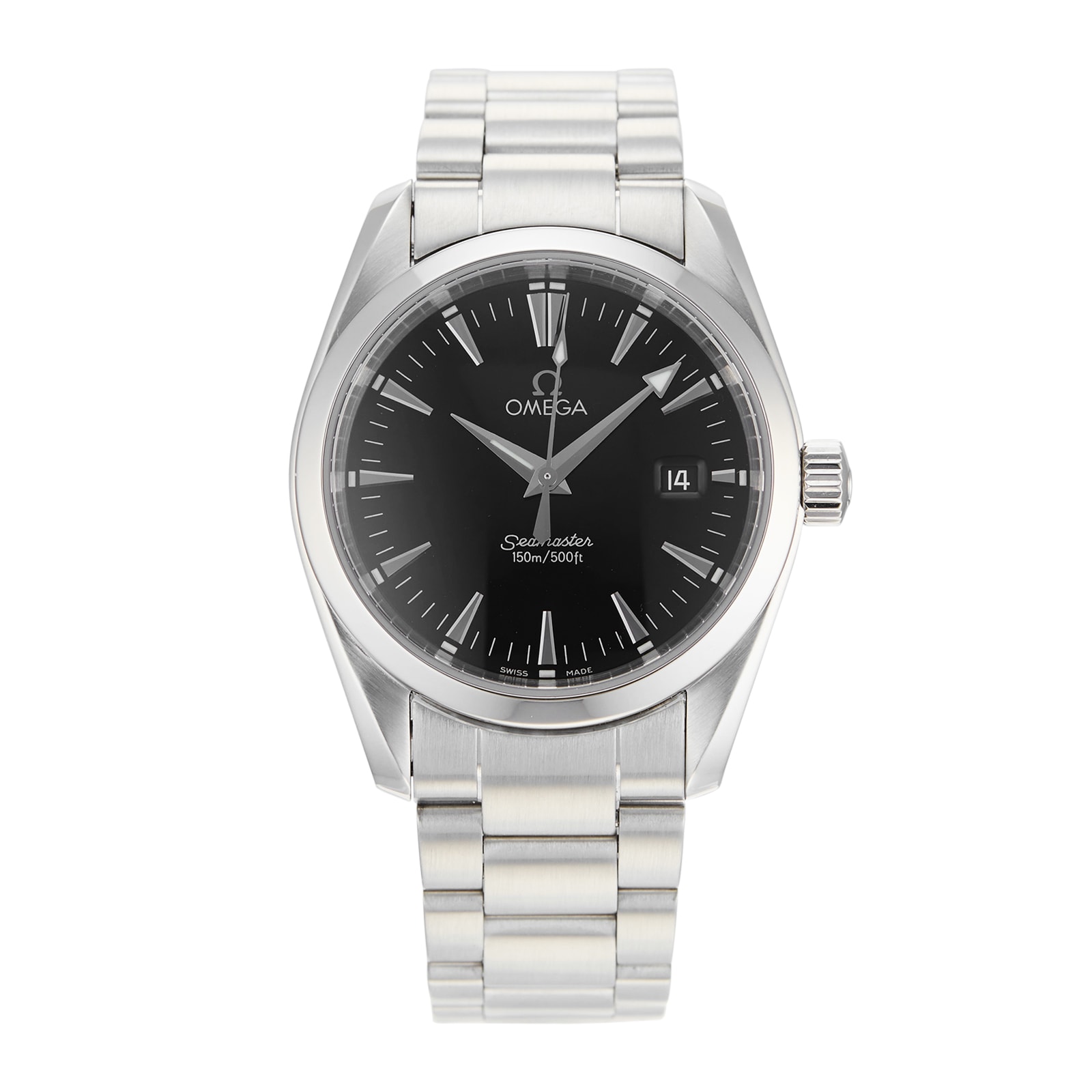 Omega seamaster aqua on sale terra mens quartz watch