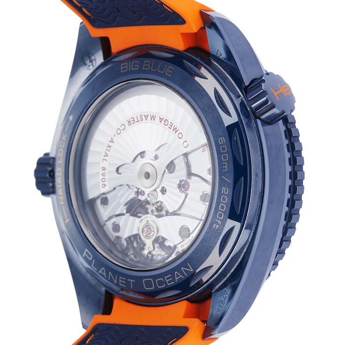 Pre-Owned Omega Seamaster Planet Ocean 600M GMT 'Big Blue' Mens Watch 215.92.46.22.03.001