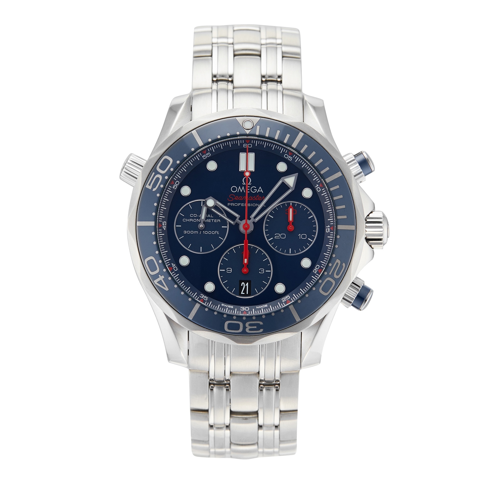 Pre-Owned Omega Seamaster Diver 300M Mens Watch 212.30.44.50.03.001