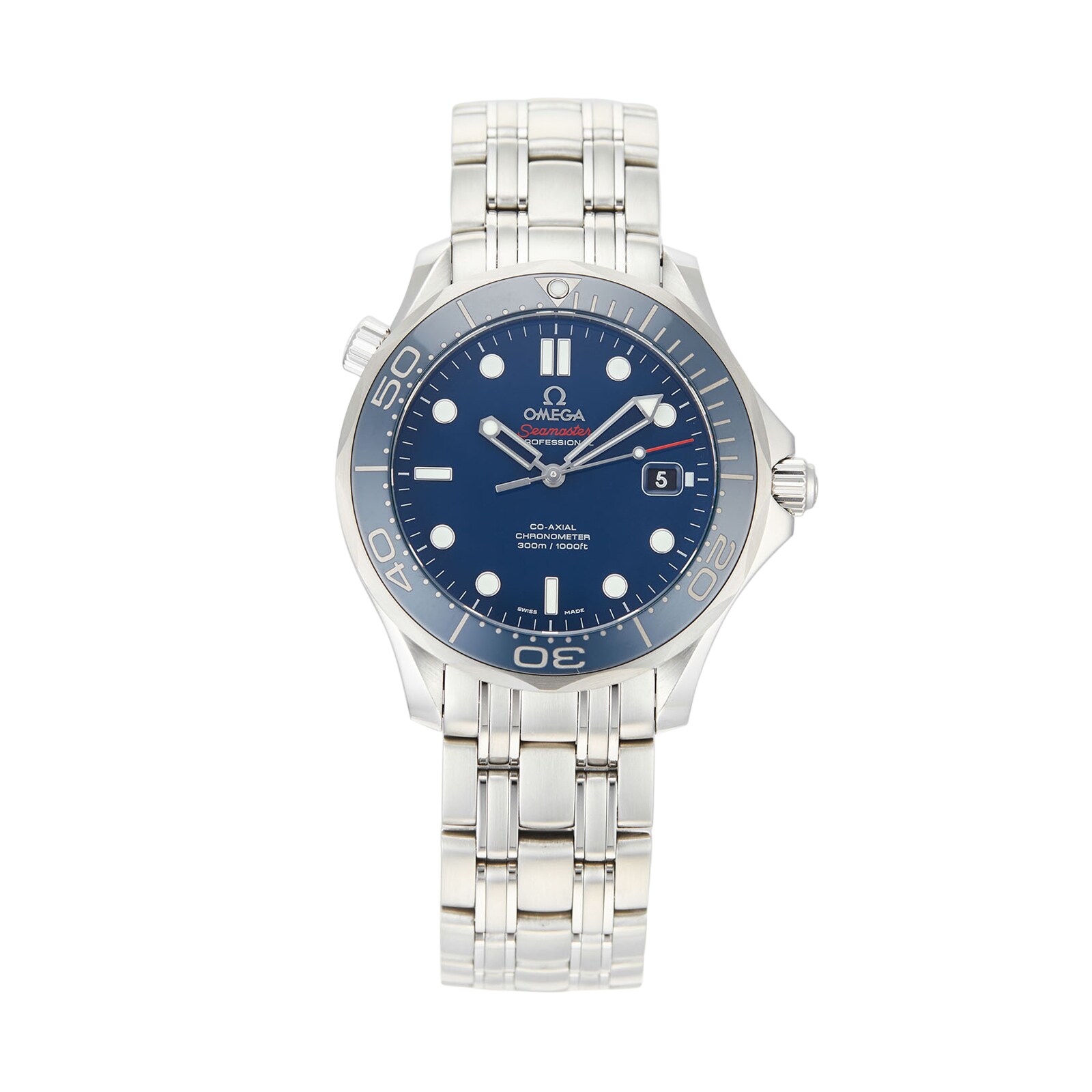 Pre-Owned Omega Seamaster Mens Watch 212.30.41.20.03.001