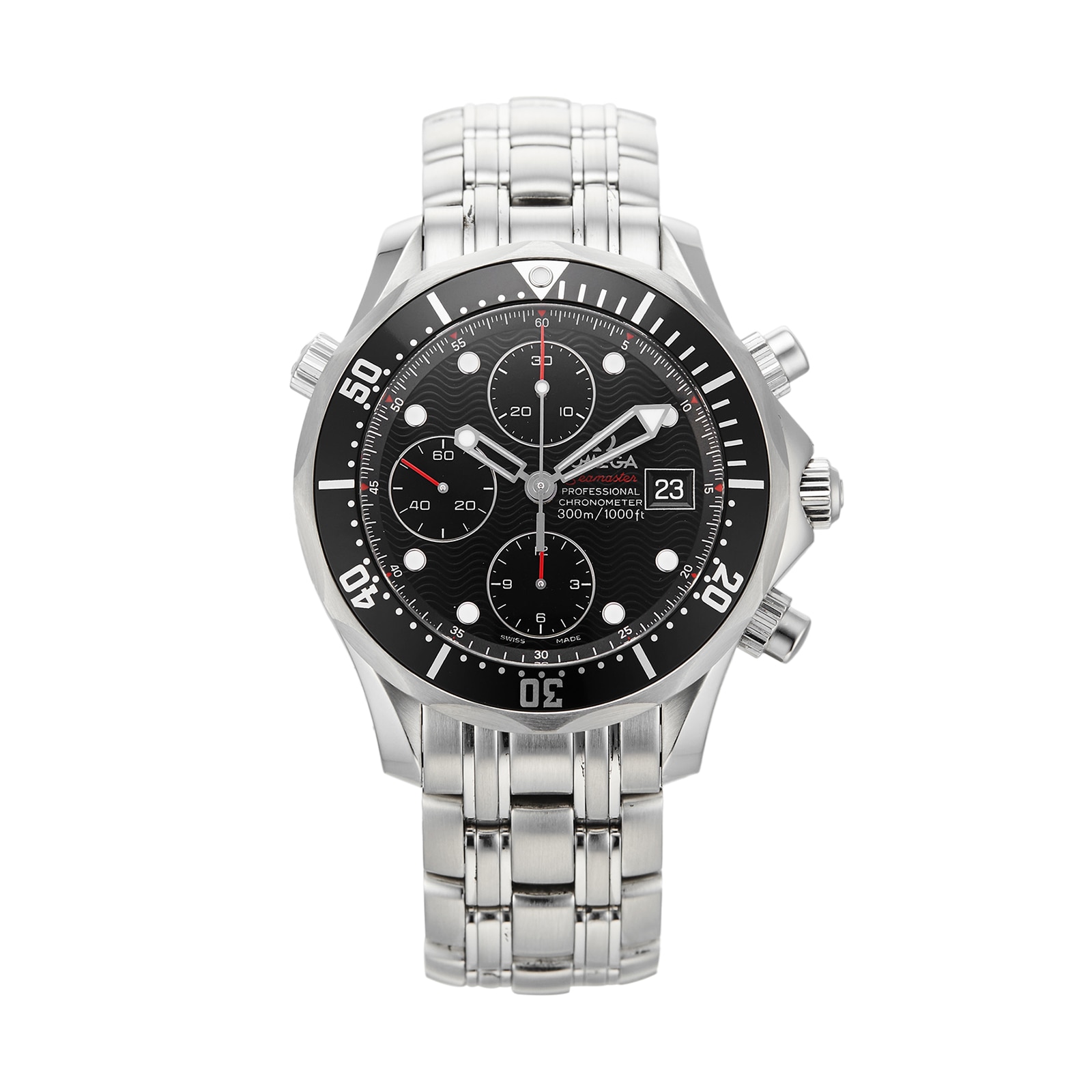 Pre-Owned Omega Seamaster Diver 300M Chronograph Mens Watch 213.30.42.40.01.001