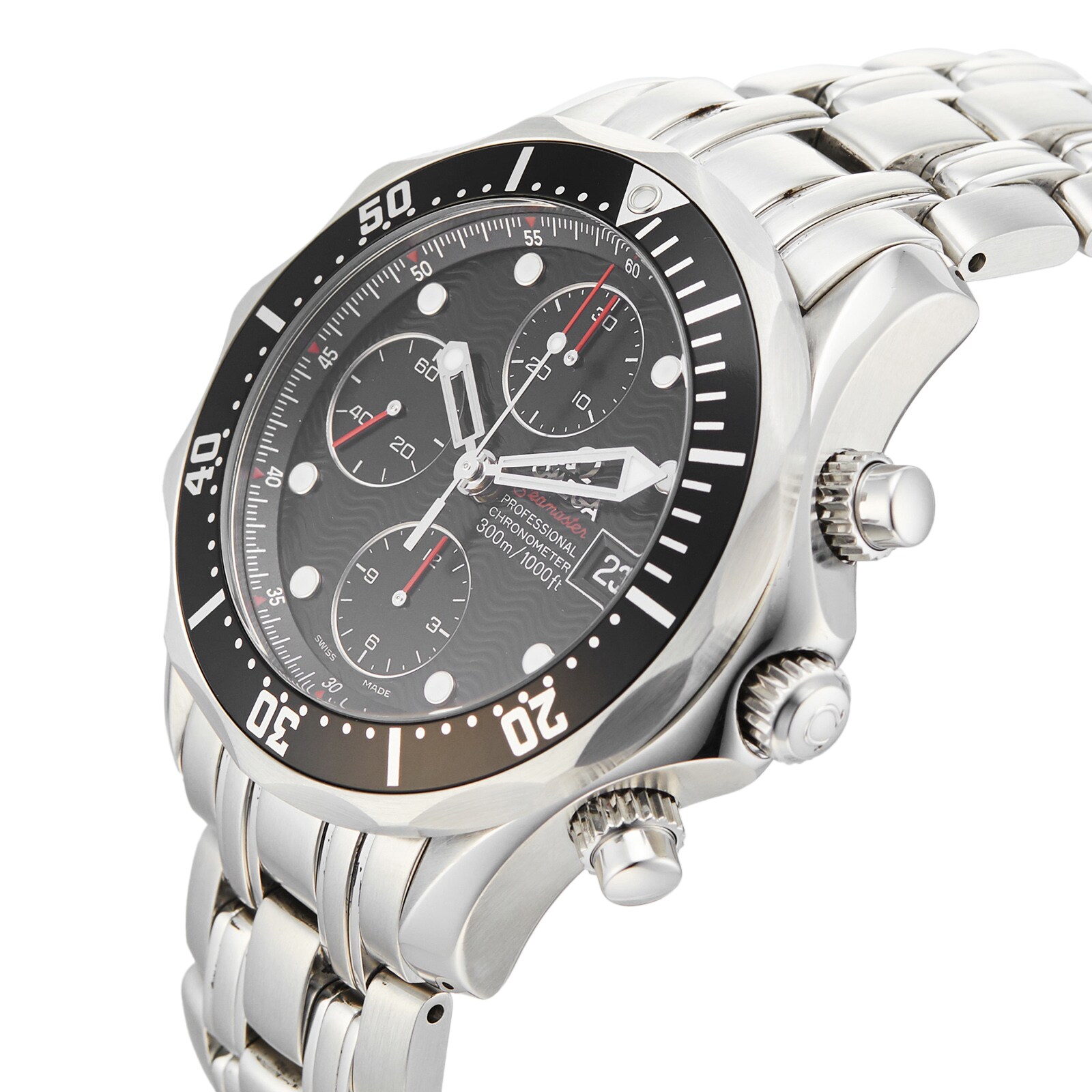 Pre-Owned Omega Seamaster Diver 300M Chronograph Mens Watch 213.30.42.40.01.001