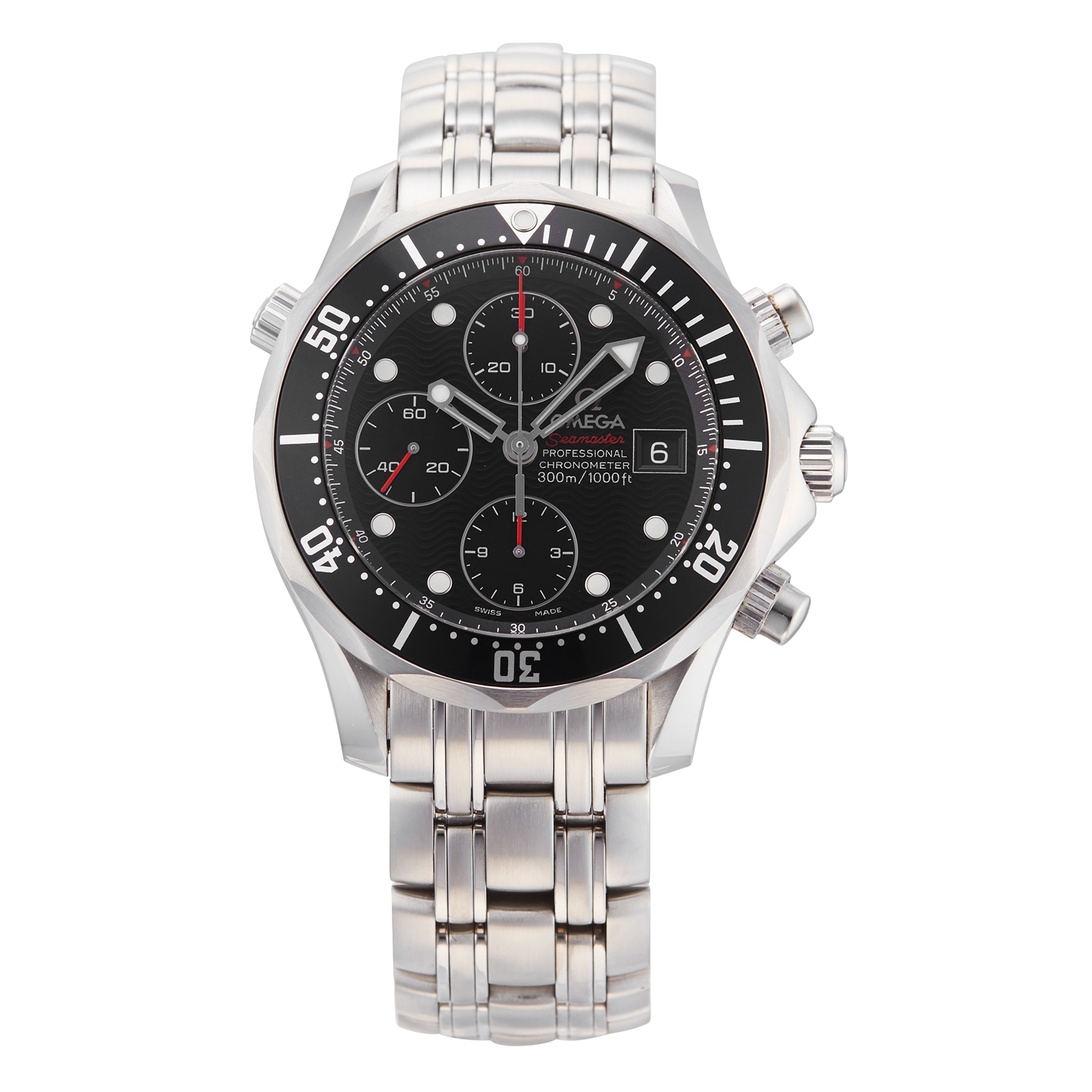 Pre-Owned Omega Seamaster Diver 300M Chronograph Mens Watch 213.30.42.40.01.001