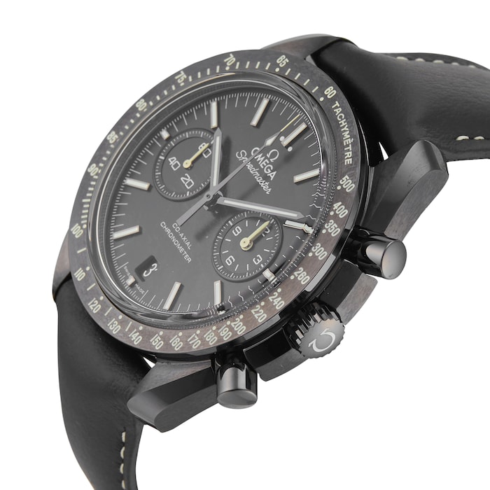 Pre-Owned Omega Pre-Owned Omega Speedmaster Dark Side Of The Moon Pitch Black Mens Watch 311.92.44.51.01.004