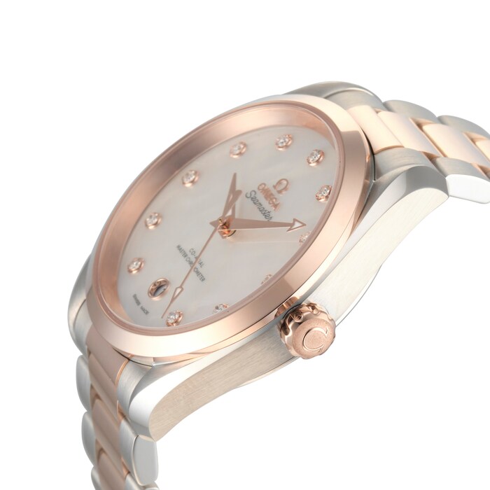 Pre-Owned Omega Seamaster Aqua Terra 150M Ladies Watch 220.20.38.20.55.001