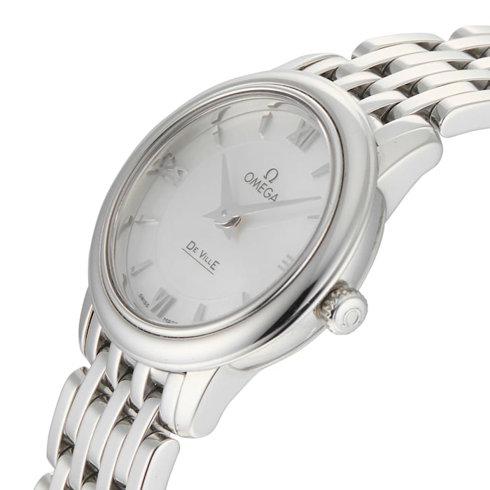 Pre-Owned Omega De Ville Prestige Quartz 24.4mm Ladies Watch 424.10.24.60.05.001
