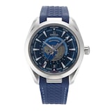 Pre-Owned Omega Seamaster Aqua Terra 150M Worldtimer Mens Watch 220.12.43.22.03.001