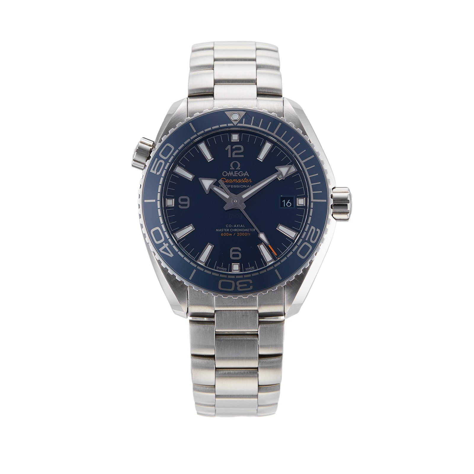 Pre-Owned Omega Seamaster Planet Ocean 600M Mens Watch 215.30.44.21.03.001