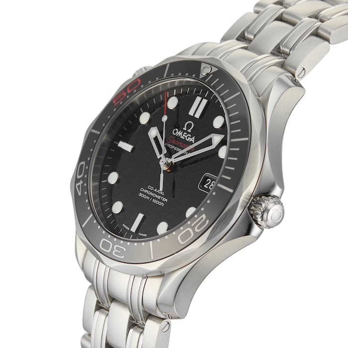Pre-Owned Omega Seamaster Diver 300M ''James Bond 50th Anniversary'' Mens Watch 212.30.41.20.01.005