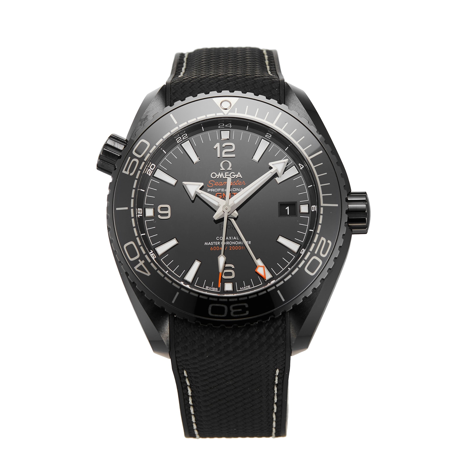 Pre-Owned Omega Seamaster Planet Ocean 600M Mens Watch 215.92.46.22.01.001 Pre-Owned Omega Seamaster Planet Ocean 600M Mens Watch 215.92.46.22.01.001