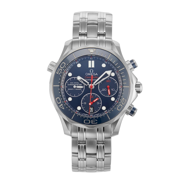 Pre-Owned OMEGA Seamaster Diver 300M Chronograph Mens Watch 212.30.42.50.03.001