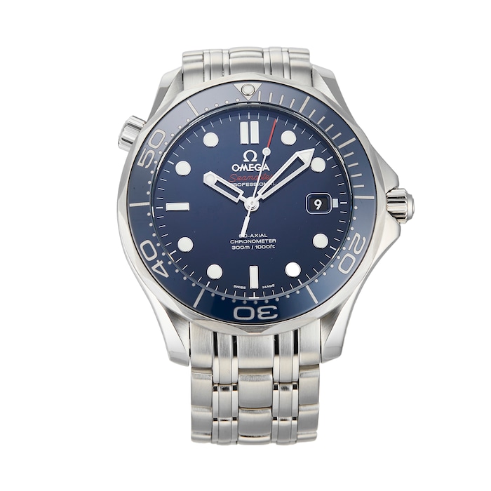 Pre-Owned Omega Pre-Owned OMEGA Seamaster Mens Watch 212.30.41.20.03.001