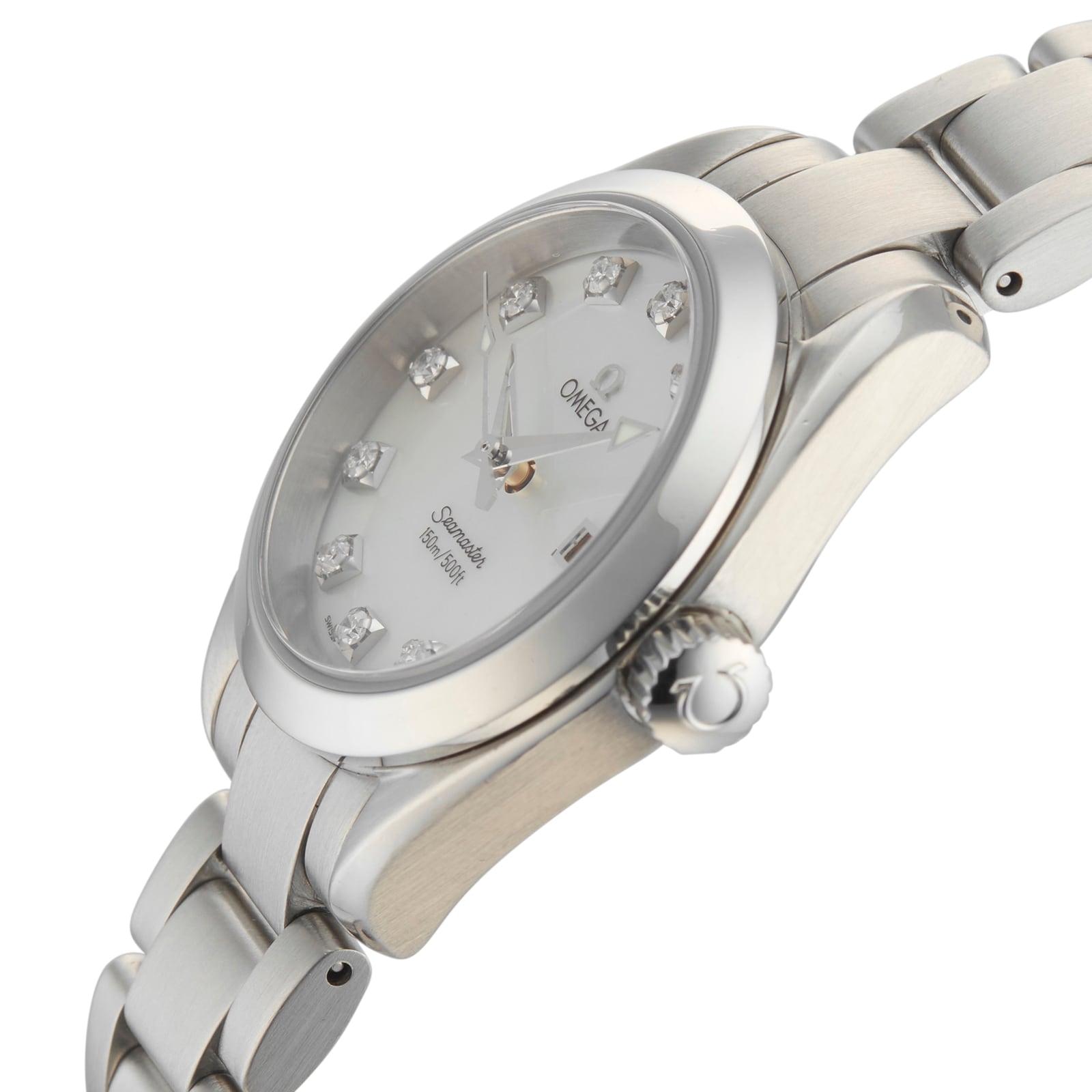 Pre-Owned Omega Seamaster Aqua Terra Quartz Ladies Watch 2577.75.00