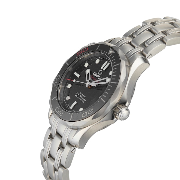 Pre-Owned Omega Seamaster Diver 300M ''James Bond 50th Anniversary'' Ladies Watch  212.30.36.20.51.001