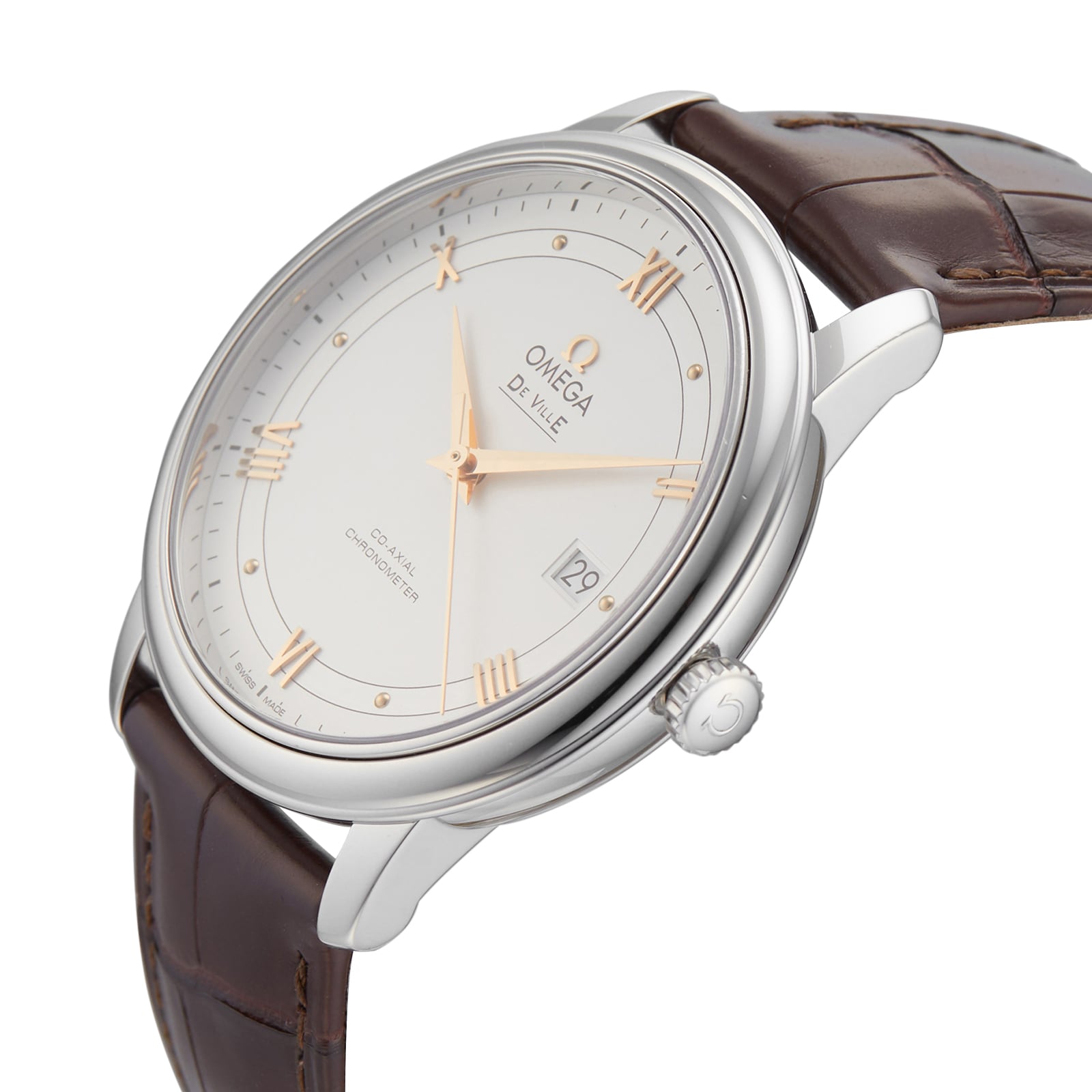 Pre-Owned Omega De Ville Prestige Mens Watch 424.13.40.20.02.002