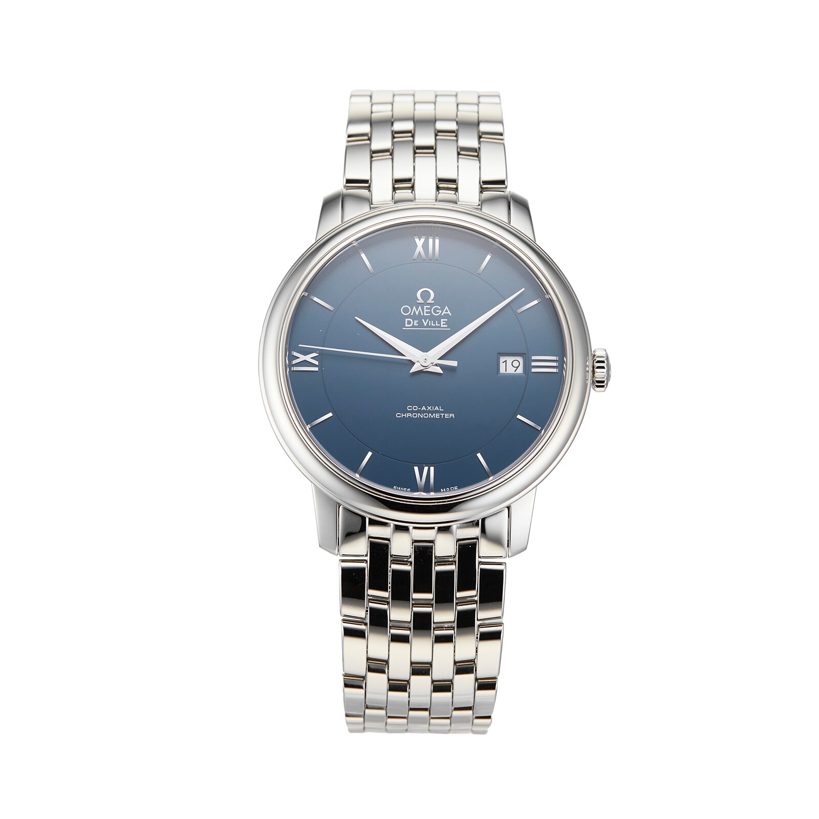 Pre-Owned Omega Pre-Owned Omega De Ville Prestige Mens Watch 424.10.40.20.03.001 Pre-Owned Omega Pre-Owned Omega De Ville Prestige Mens Watch 424.10.40.20.03.001