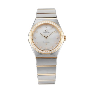 Pre-Owned Omega Constellation 28MM, Stainless Steel and Yellow Gold  O13125286055002
