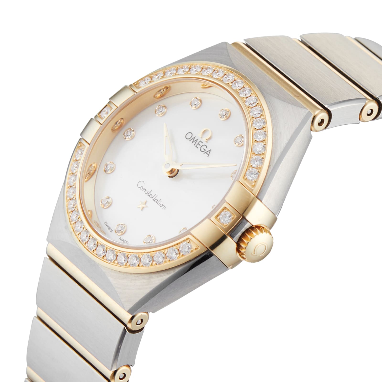 Pre-Owned Omega Constellation 28MM, Stainless Steel and Yellow Gold O13125286055002 Pre-Owned Omega Constellation 28MM, Stainless Steel and Yellow Gold O13125286055002