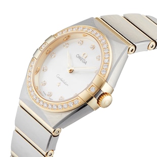 Pre-Owned Omega Constellation 28MM, Stainless Steel and Yellow Gold  O13125286055002