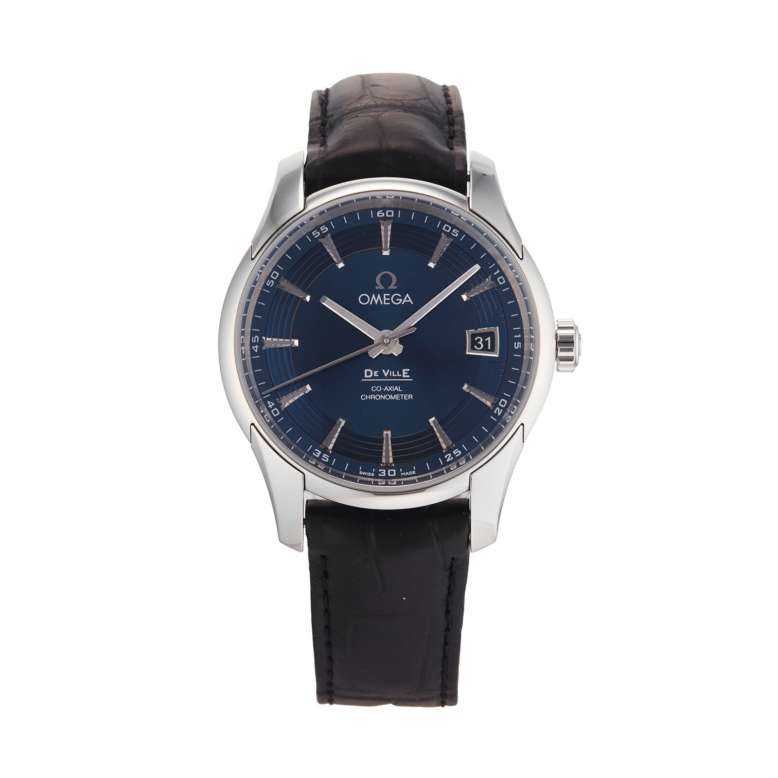 Pre-Owned Omega Pre-Owned Omega De Ville Hour Vision Mens Watch 431.33.41.21.03.001 Pre-Owned Omega Pre-Owned Omega De Ville Hour Vision Mens Watch 431.33.41.21.03.001
