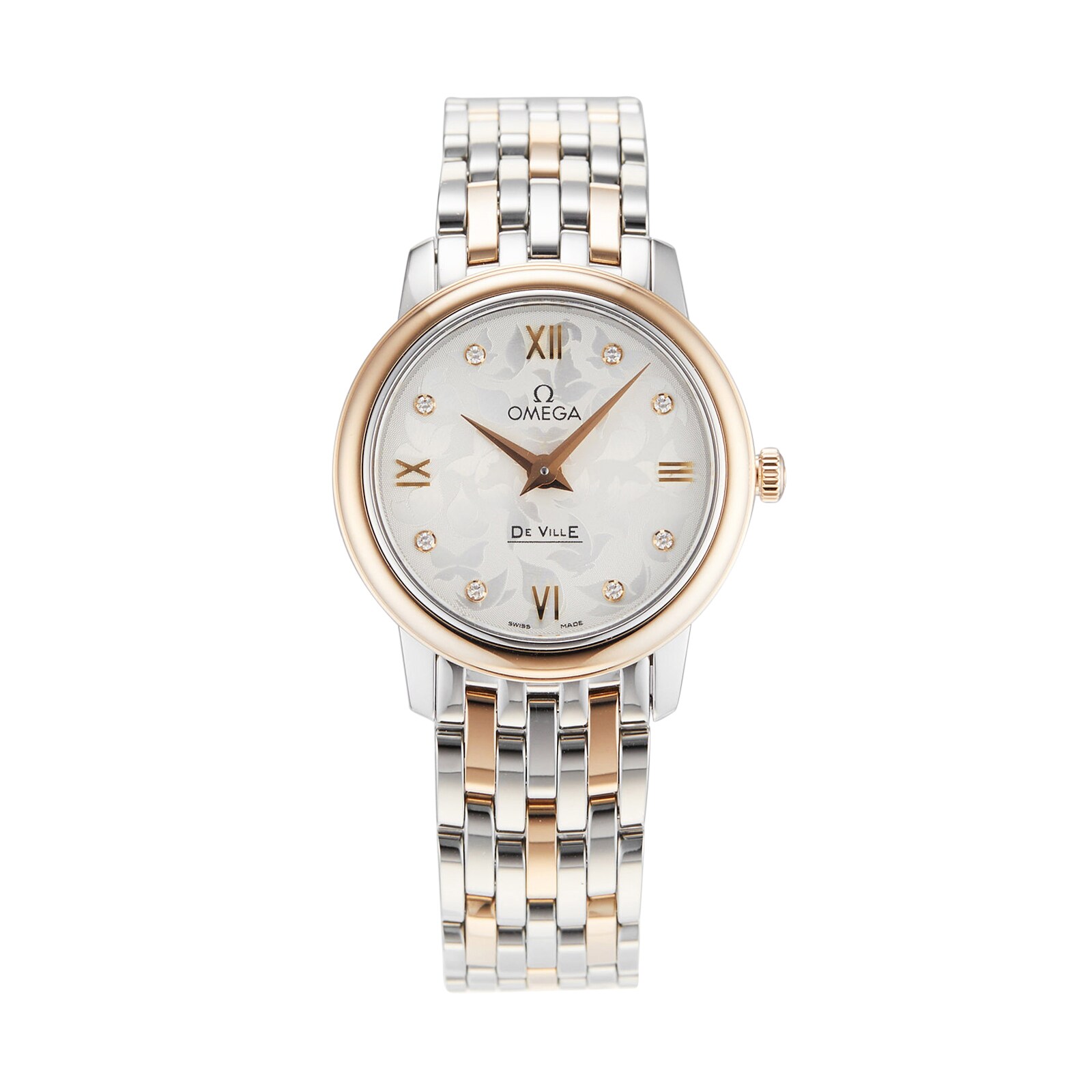 Pre-Owned Omega Pre-Owned Omega De Ville Prestige 'Butterfly' Ladies Watch 424.20.27.60.52.002 Pre-Owned Omega Pre-Owned Omega De Ville Prestige 'Butterfly' Ladies Watch 424.20.27.60.52.002