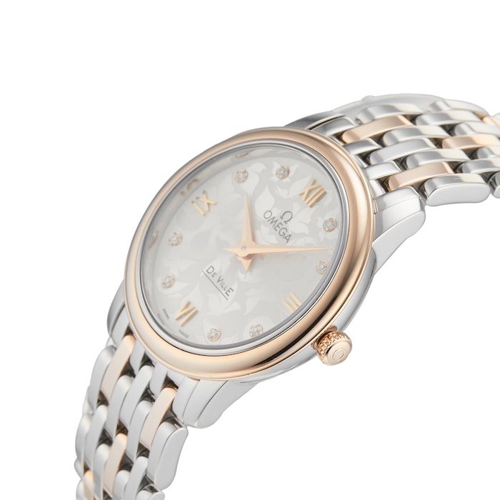 Pre-Owned Omega Pre-Owned Omega De Ville Prestige 'Butterfly' Ladies Watch 424.20.27.60.52.002