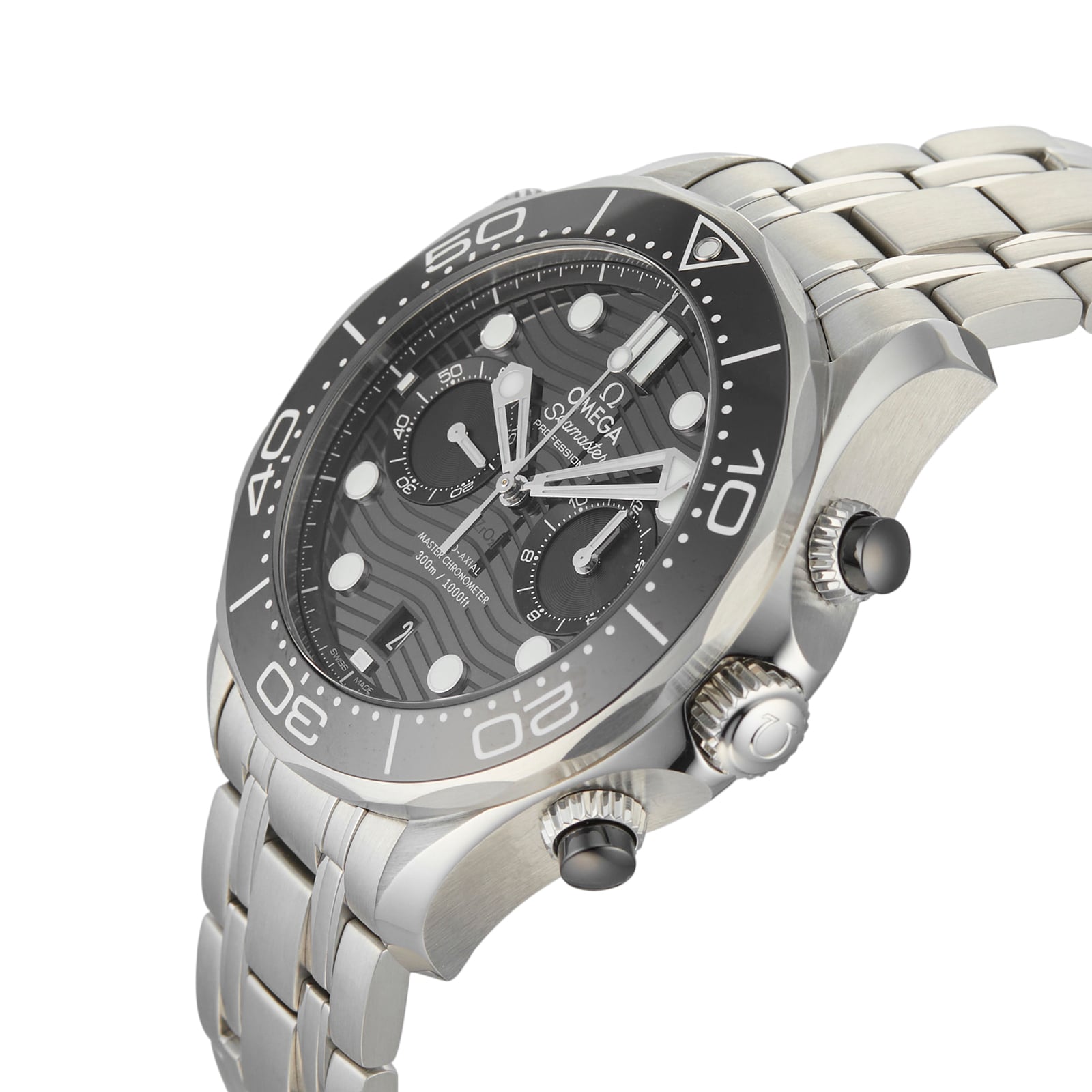 Pre-Owned Omega Seamaster Diver 300M Master Chronometer Mens Watch 210.30.44.51.01.001