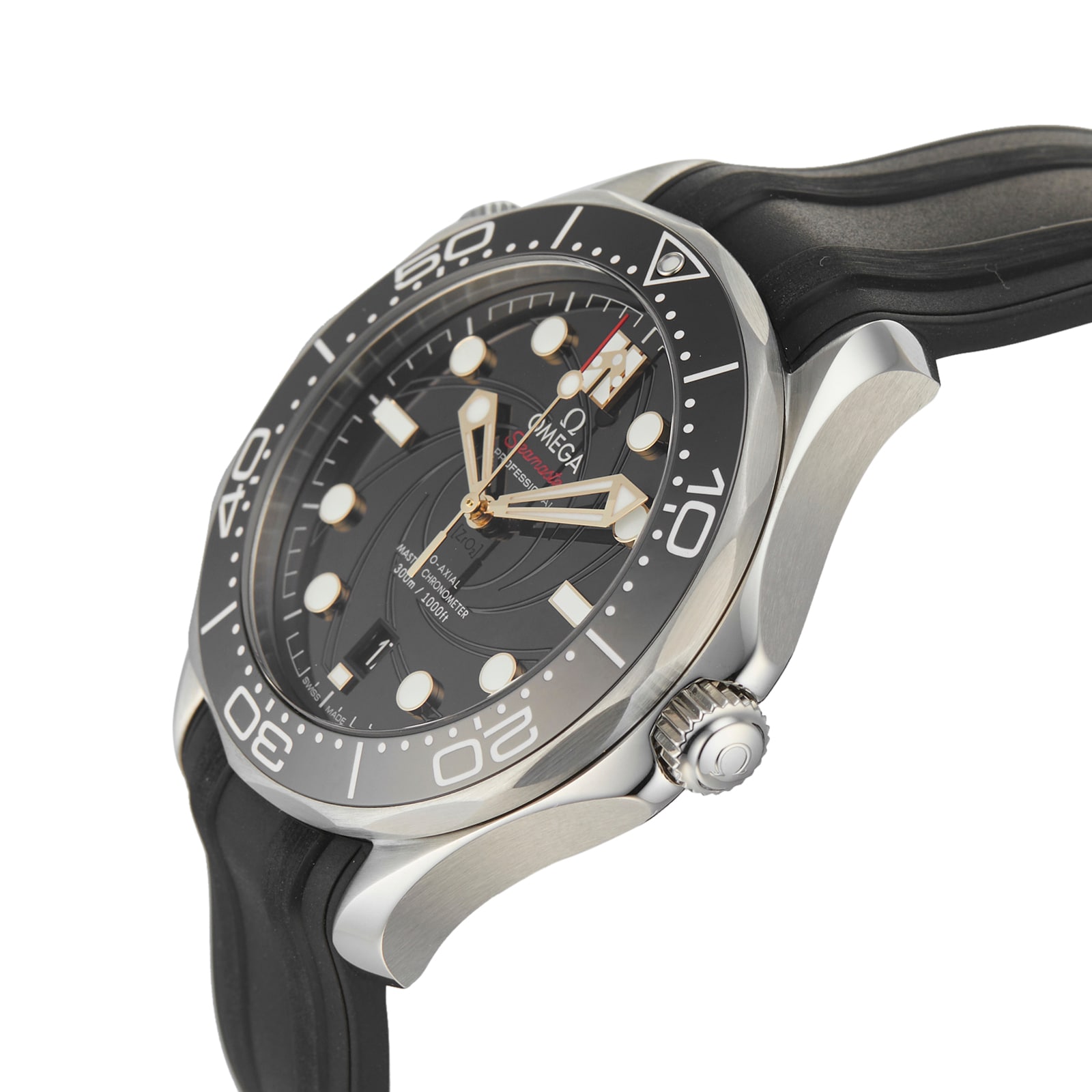 Pre-Owned Omega James Bond Limited Edition Co-Axial Diver 2858/7007 42MM Stainless Steel O21022422001004