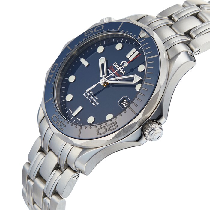 Pre-Owned Omega Pre-Owned OMEGA Seamaster Mens Watch 212.30.41.20.03.001