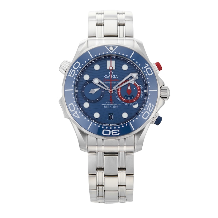 Pre-Owned Omega Pre-Owned OMEGA Seamaster Diver 300M America's Cup  Mens Watch  210.30.44.51.03.002