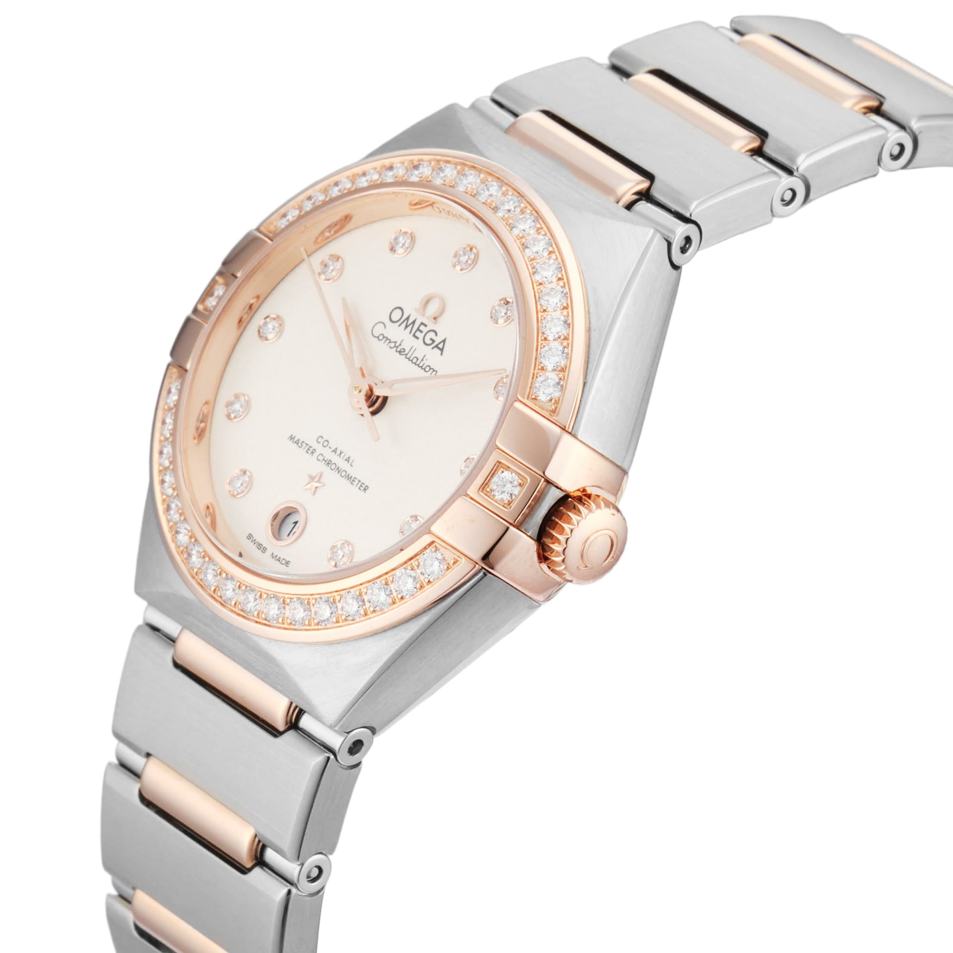 Pre-Owned Omega Constellation 29mm Stainless Steel and Rose Gold