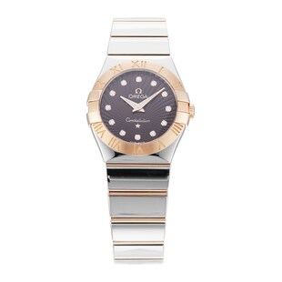 Pre-Owned Omega Constellation 27mm Stainless Steel and Rose Gold