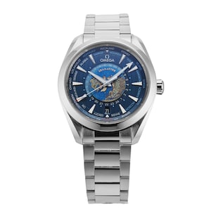 Pre-Owned Omega Seamaster Aqua Terra World Timer 43mm Stainless Steel