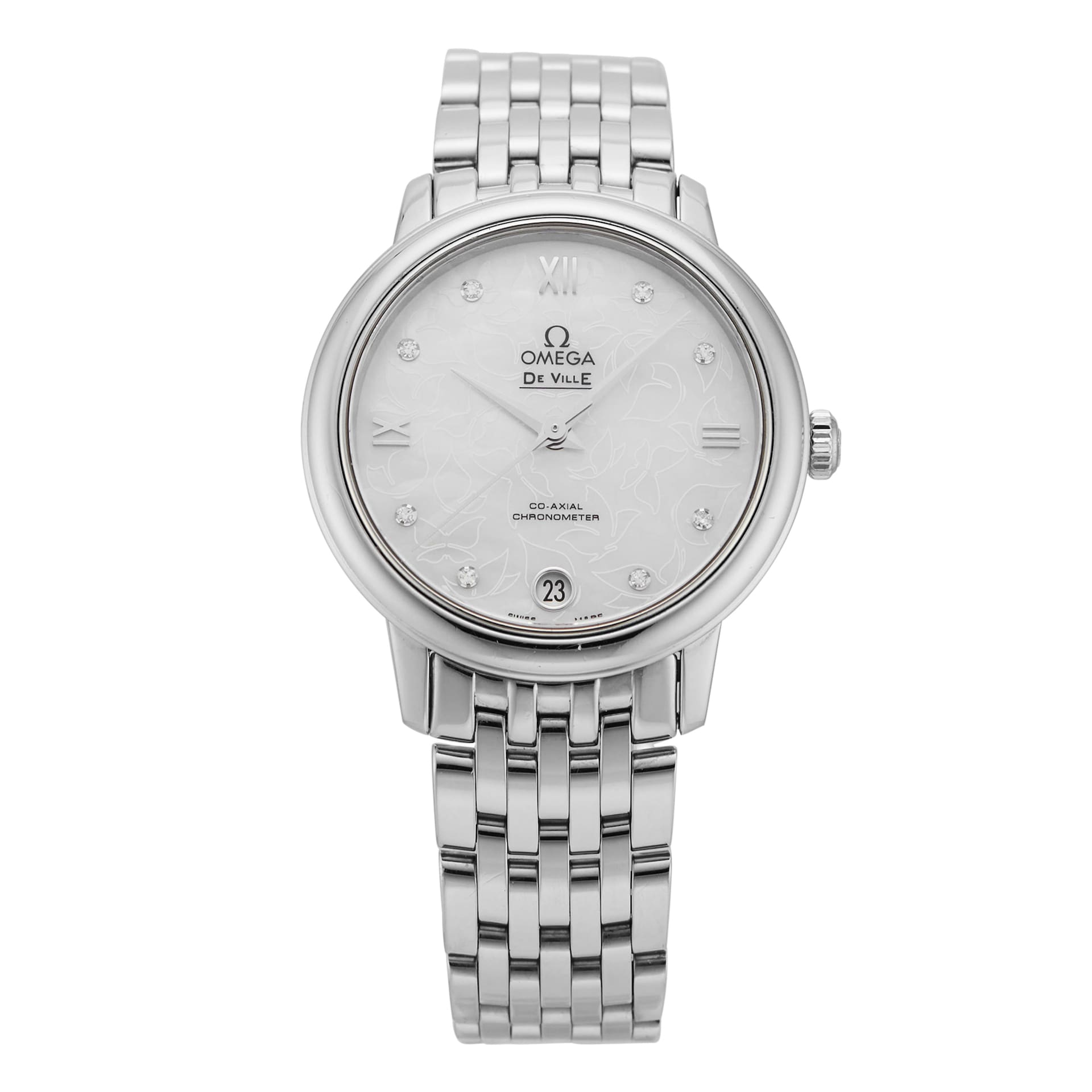 Pre-Owned Omega De Ville Prestige Butterfly Edition 32.7mm Stainless Steel