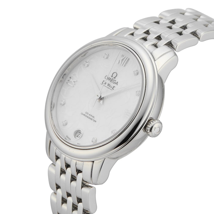 Pre-Owned Omega De Ville Prestige Butterfly Edition 32.7mm Stainless Steel