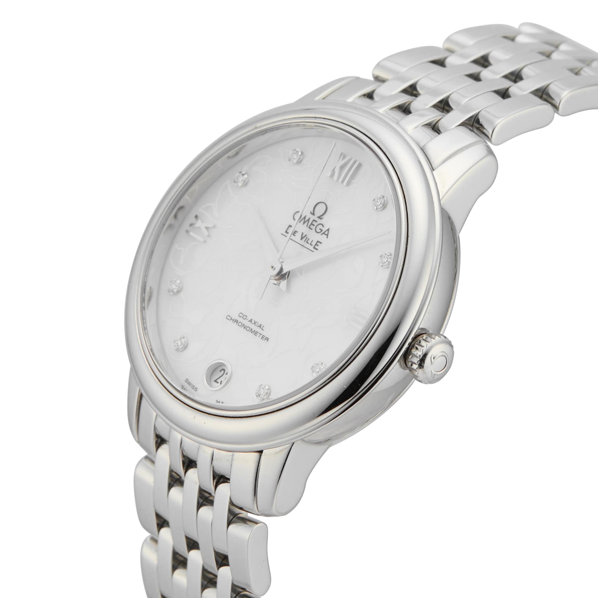 Pre-Owned Omega De Ville Prestige Butterfly Edition 32.7mm Stainless Steel