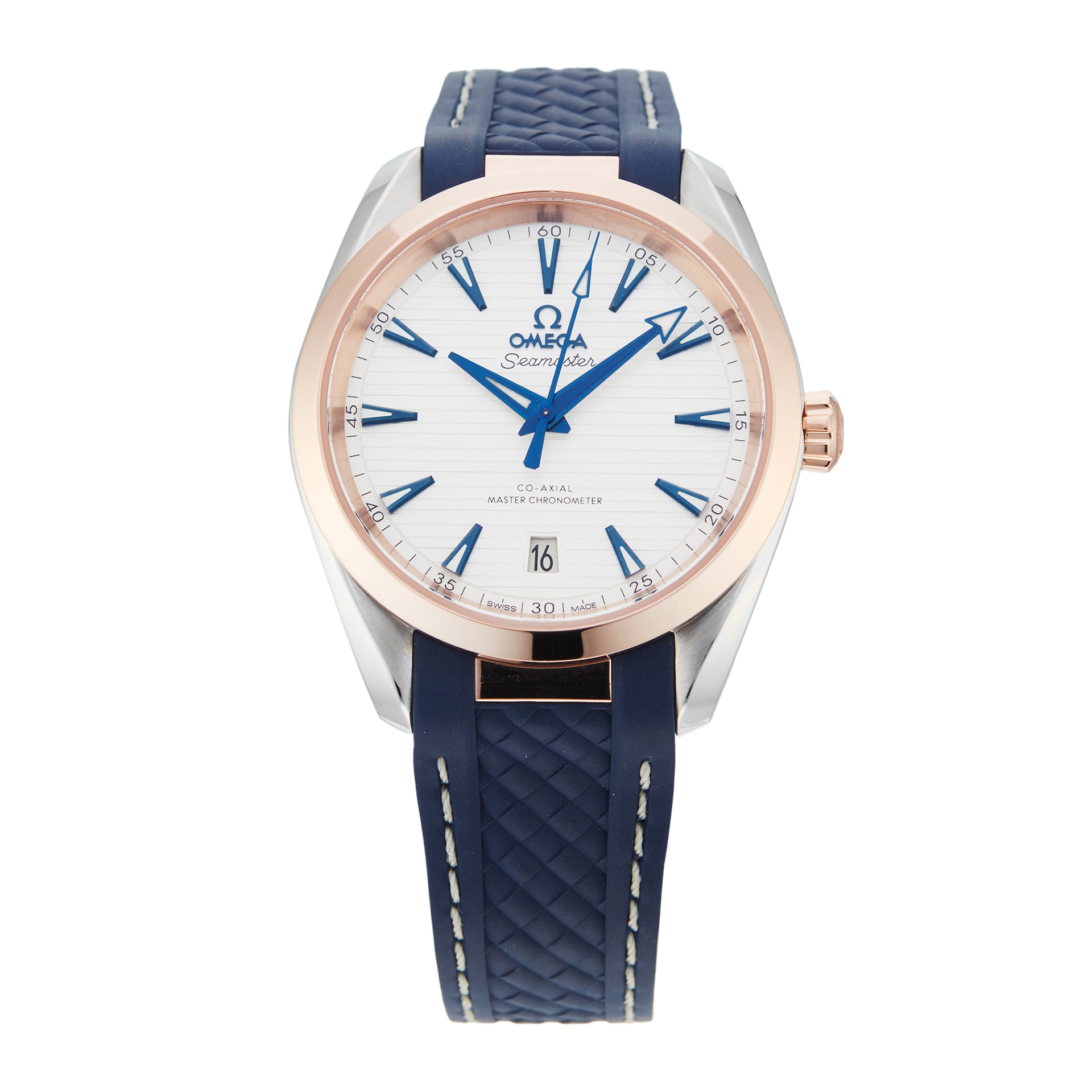 Pre-Owned Omega Seamaster Aqua Terra 150m 38mm Stainless Steel and Rose Gold