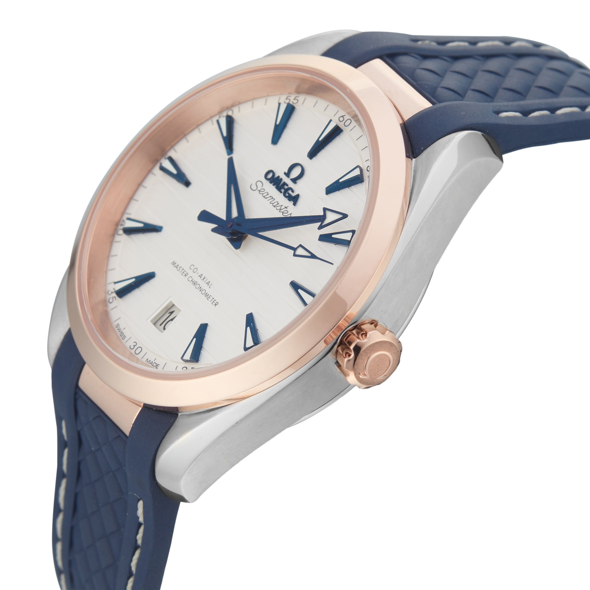 Pre-Owned Omega Seamaster Aqua Terra 150m 38mm Stainless Steel and Rose Gold Pre-Owned Omega Seamaster Aqua Terra 150m 38mm Stainless Steel and Rose Gold