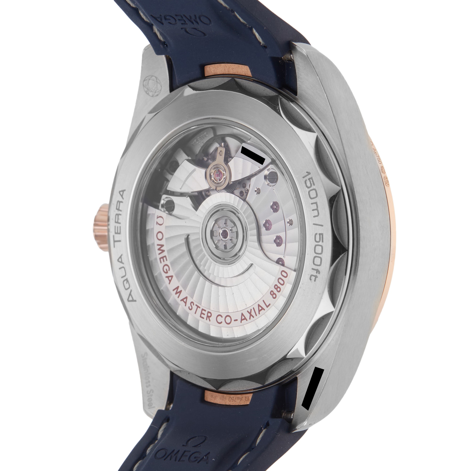 Pre-Owned Omega Seamaster Aqua Terra 150m 38mm Stainless Steel and Rose Gold Pre-Owned Omega Seamaster Aqua Terra 150m 38mm Stainless Steel and Rose Gold