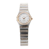 Pre-Owned Omega Constellation 22.5mm Stainless Steel and Yellow Gold
